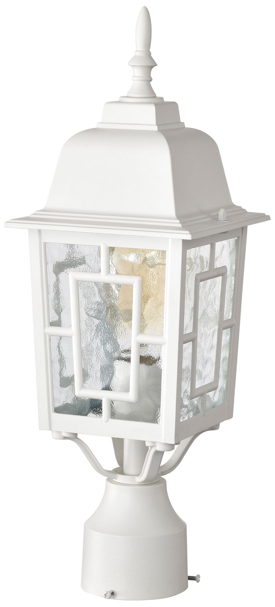 Image 3 Satco Banyon 17 1/4" High White Outdoor Post Light more views