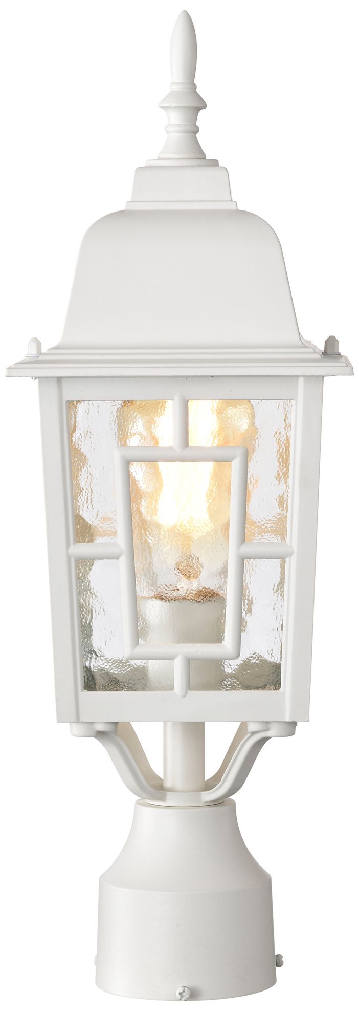 Image 4 Satco Banyon 17 1/4" High White Outdoor Post Light more views