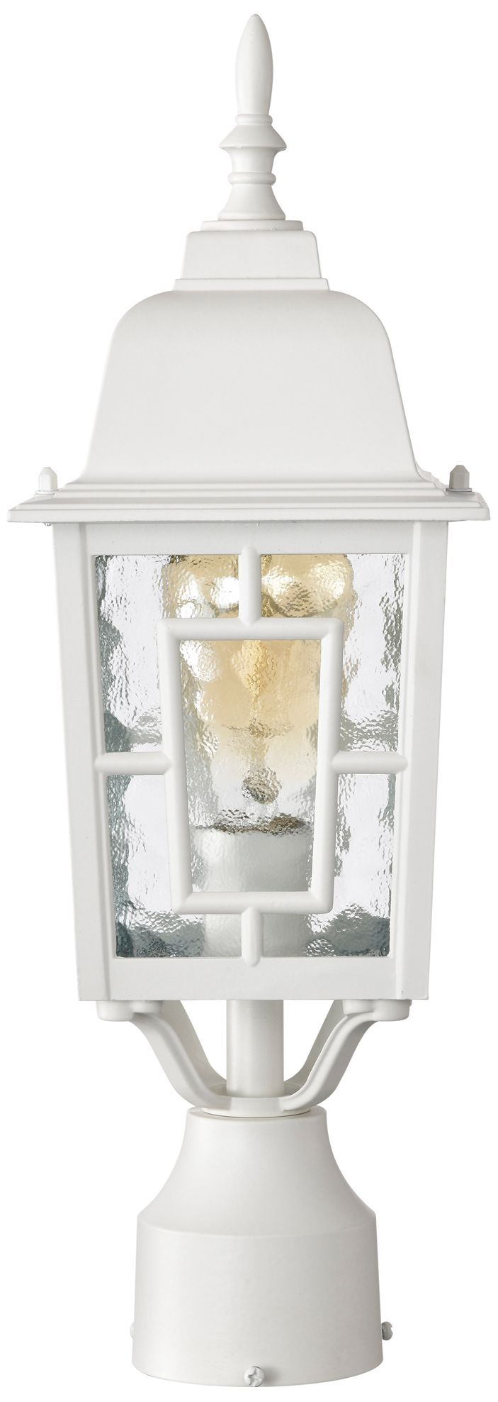 Image 5 Satco Banyon 17 1/4" High White Outdoor Post Light more views