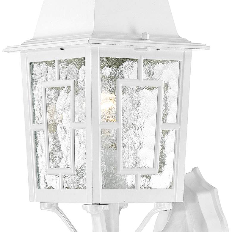Image 2 Satco Banyon 17" High White Outdoor Wall Light more views