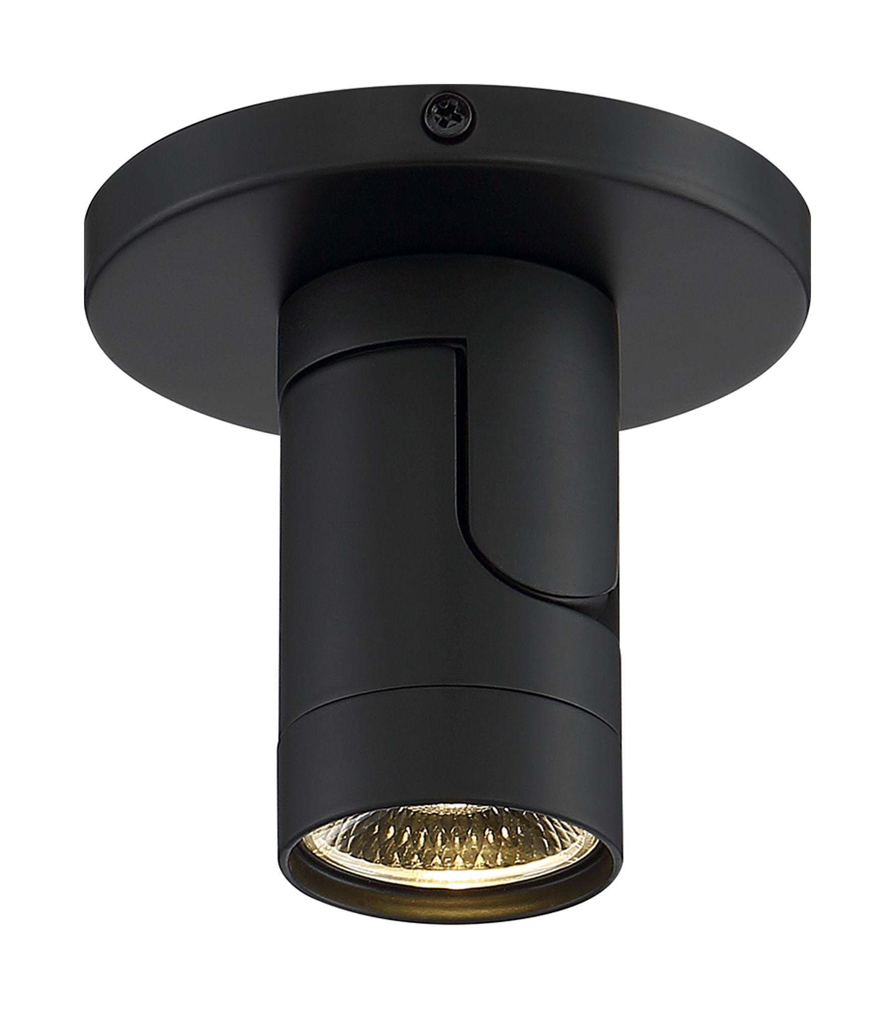 Thumbnail4 of Satco Barrel Black LED Monopoint Track Ceiling Spot Light more views