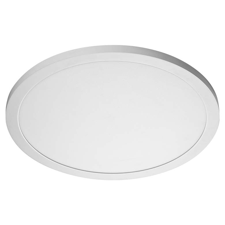 Image 2 Satco Blink Plus 19 inchW White 3000K LED Round Ceiling Light