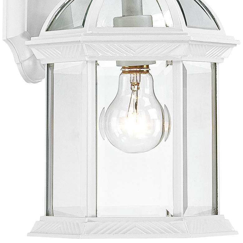 Image 3 Satco Boxwood 15 3/4" High White Outdoor Wall Light more views