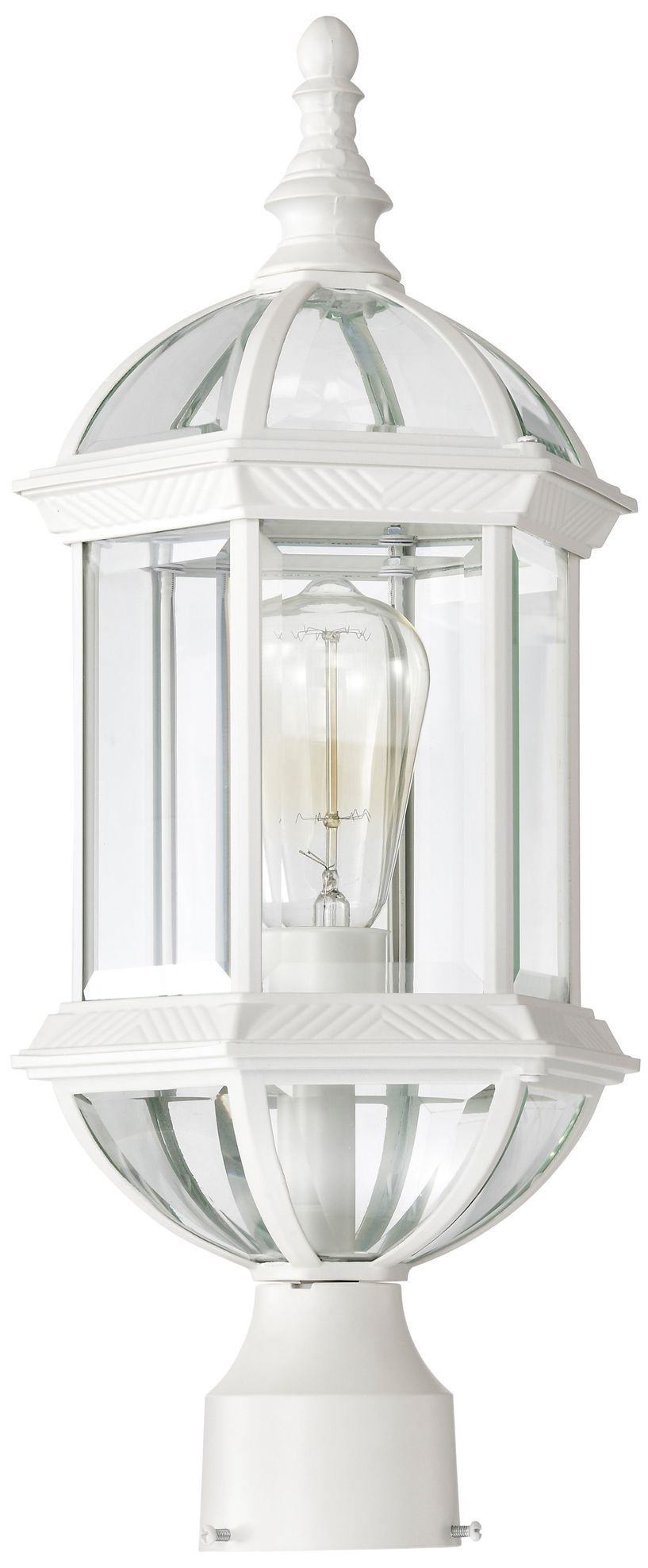 Image 5 Satco Boxwood 19 1/4" High White Outdoor Post Light more views