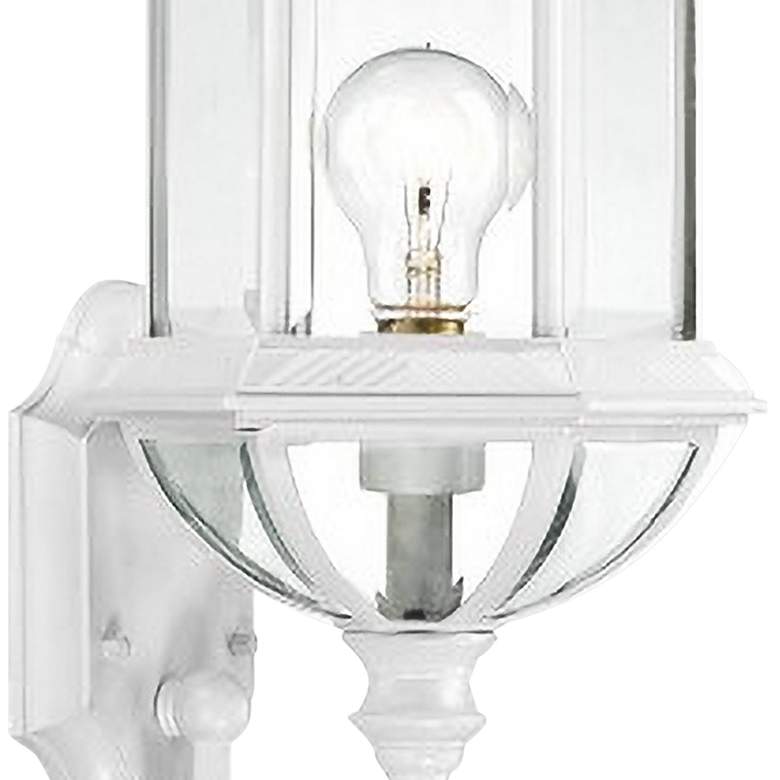 Image 2 Satco Boxwood 22" High White Outdoor Wall Light more views