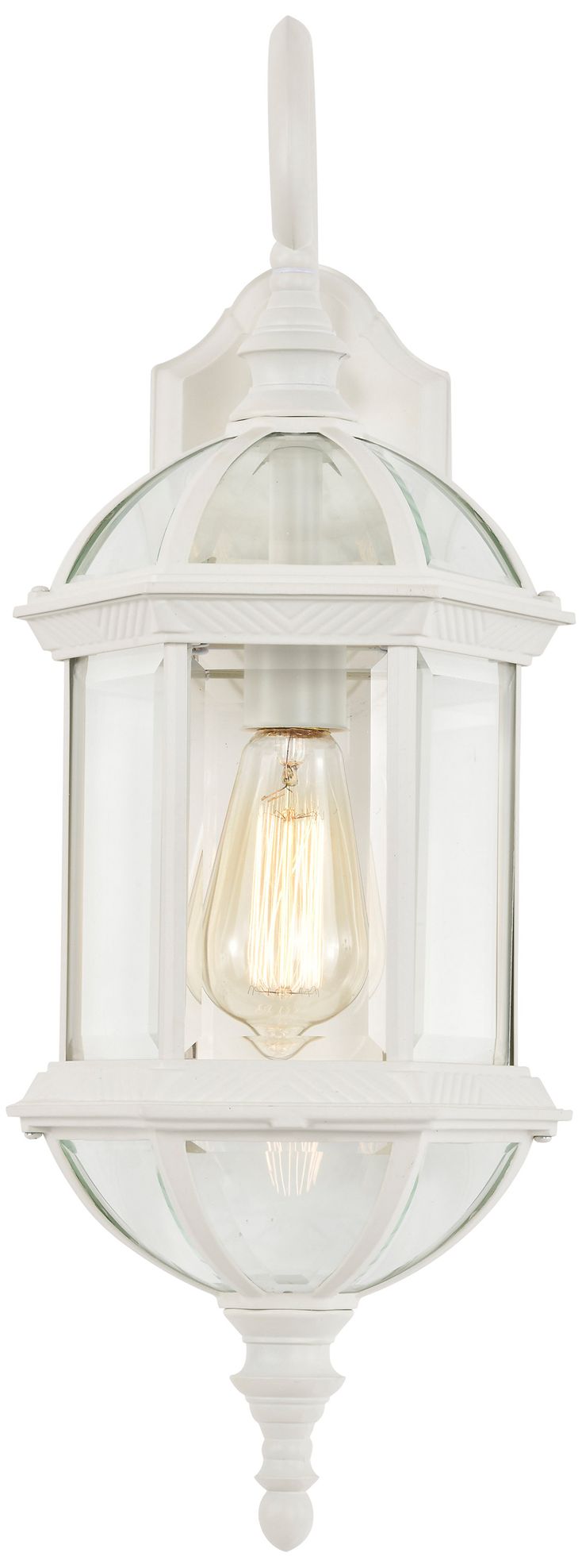 Image 3 Satco Boxwood 22" High White Outdoor Wall Light more views
