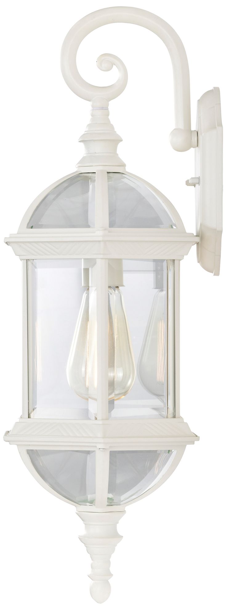 Image 5 Satco Boxwood 22" High White Outdoor Wall Light more views