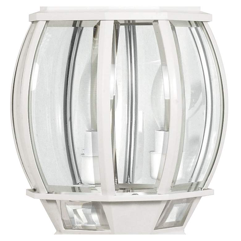 Image 3 Satco Central Park 21" High White 3-Light Outdoor Post Light more views