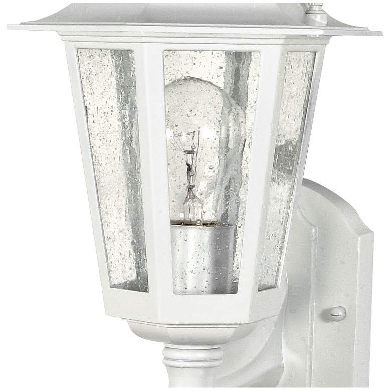 Image 2 Satco Cornerstone 12 inch High White Outdoor Wall Light more views