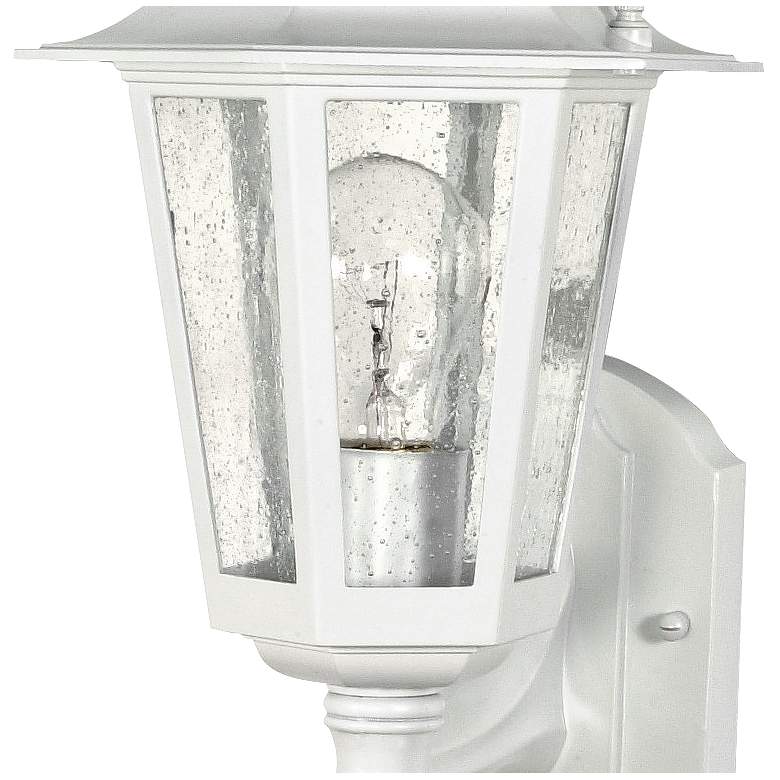 Image 2 Satco Cornerstone 12" High White Outdoor Wall Light more views