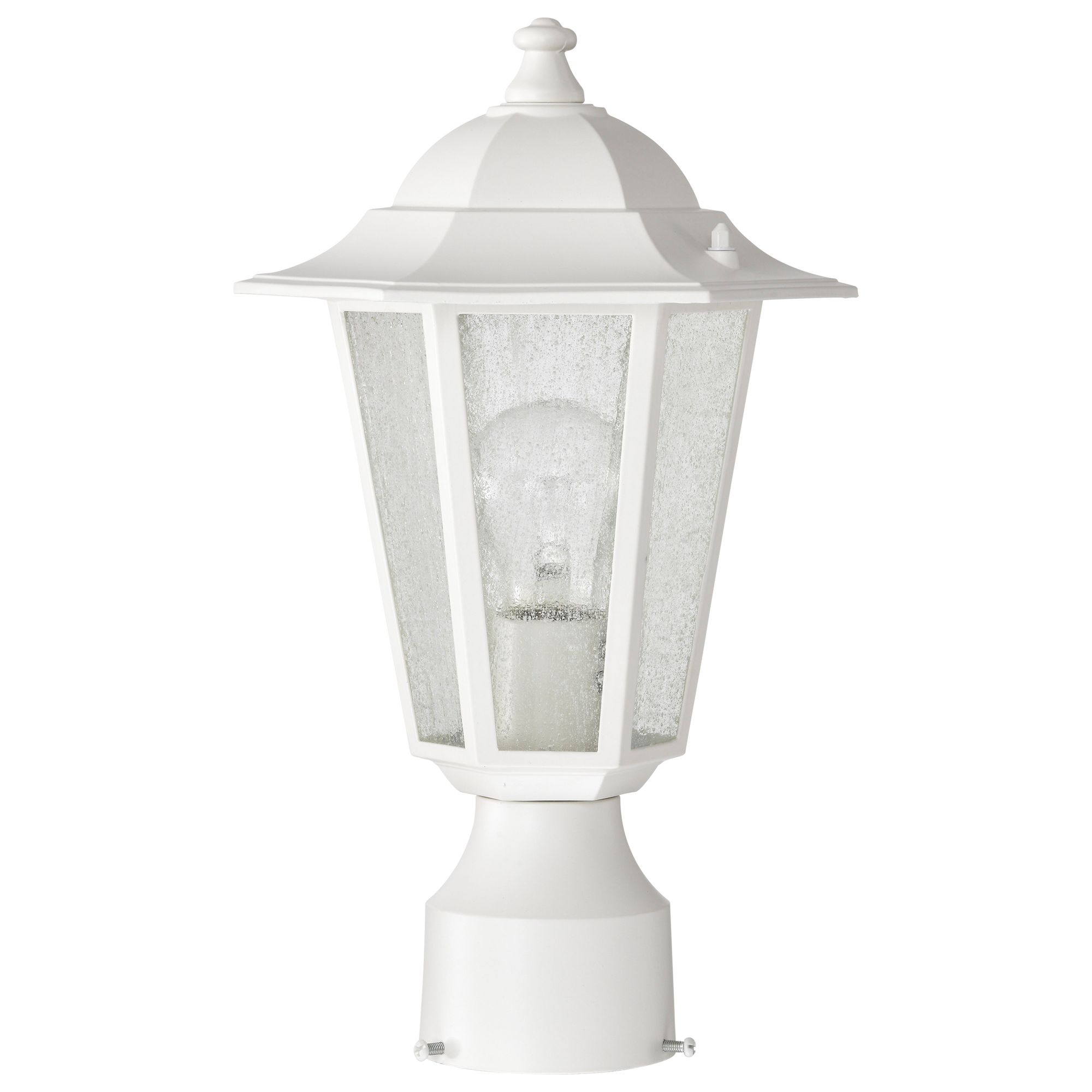 Image 3 Satco Cornerstone 14 1/4" High White Outdoor Post Light more views