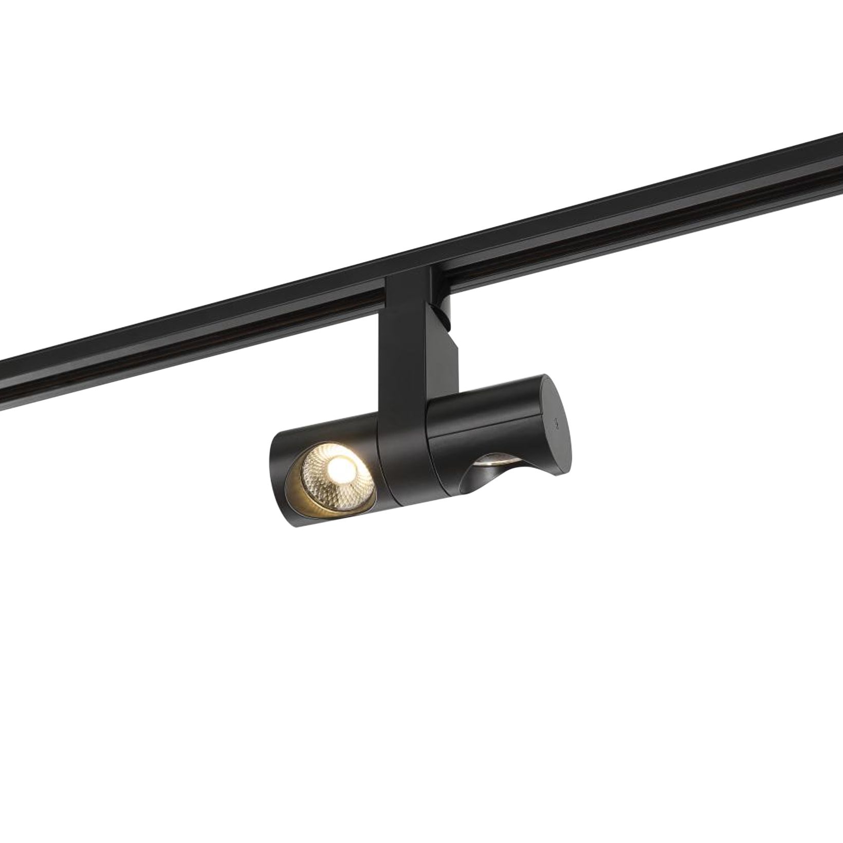 Track Lighting Page 11 Lamps Plus   Satco Dual Pipe Black 24 Degree Beam Led Track Head  901h0 