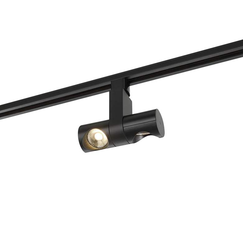 Image 1 Satco Dual Pipe Black 36-Degree Beam LED Track Head