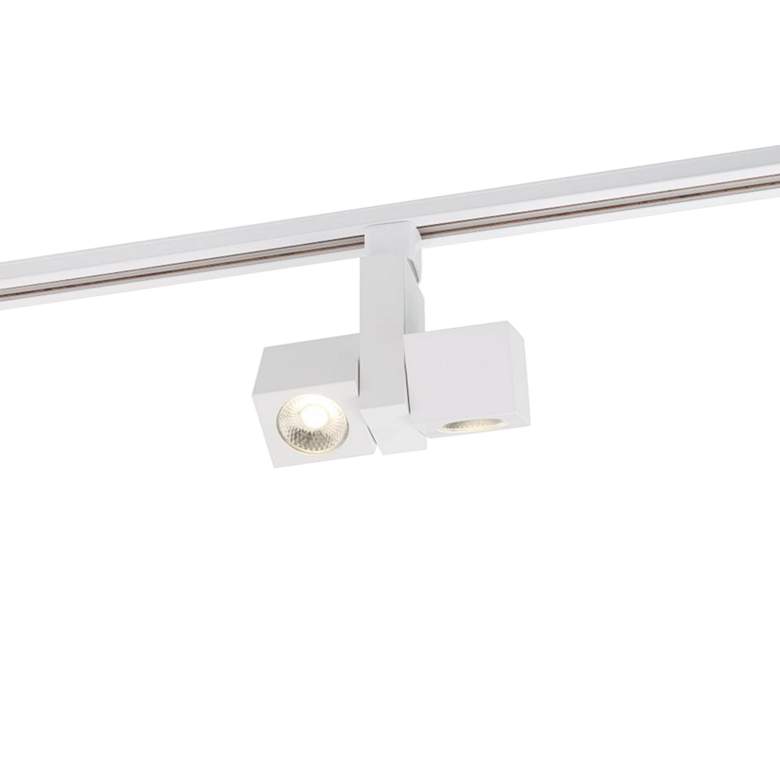 Image 1 Satco Dual Square White 24-Degree Beam LED Track Head