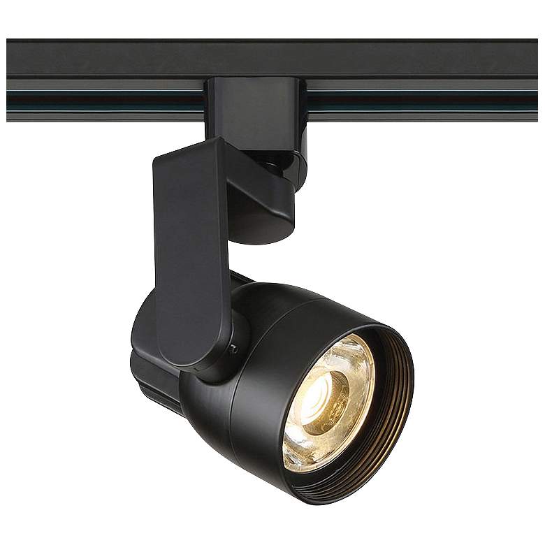 Image 2 Satco Mizner 3-Light Black Angle Arm LED Track Kit more views