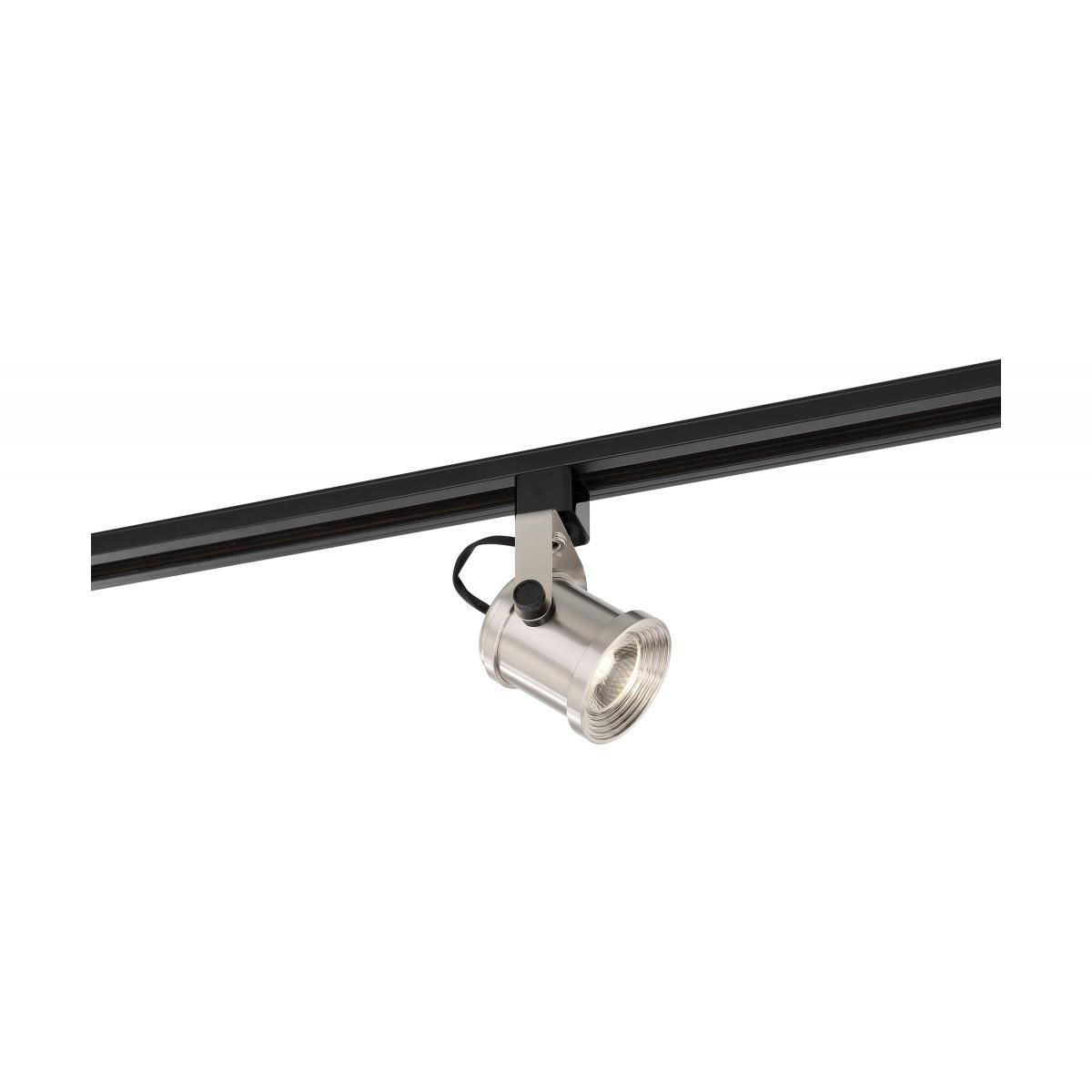 Image 4 Satco Nuvo Brushed Nickel Forged 36-Degree LED Track Head more views