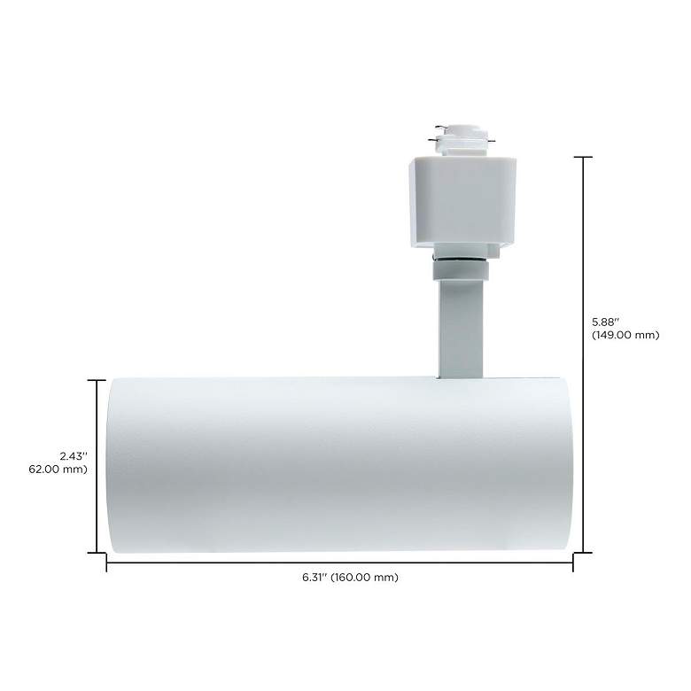 Image 4 Satco Nuvo Matte White LED Track Head more views