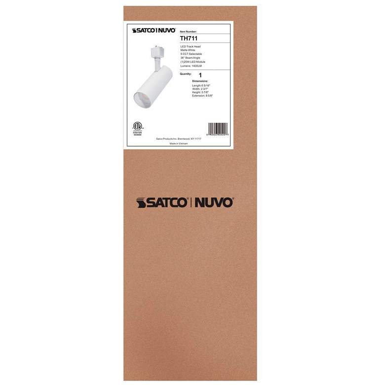 Image 6 Satco Nuvo Matte White LED Track Head more views