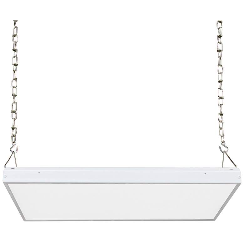 Image 1 Satco Premium 22" Wide White 110W LED Linear High-Bay Light