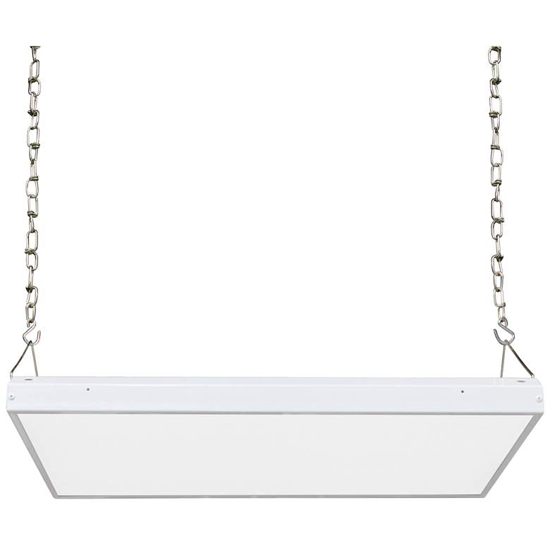 Image 1 Satco Premium 22" Wide White 80W LED Linear High-Bay Light
