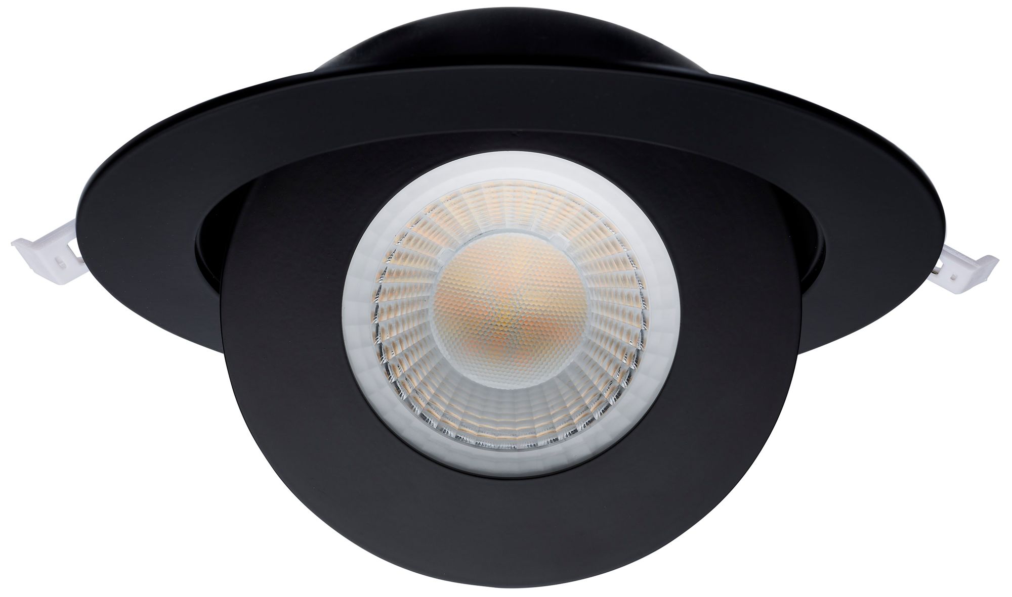 Image 3 Satco Starfish 6" Black 15 Watt LED Gimbal Downlight - RGB Tunable White more views