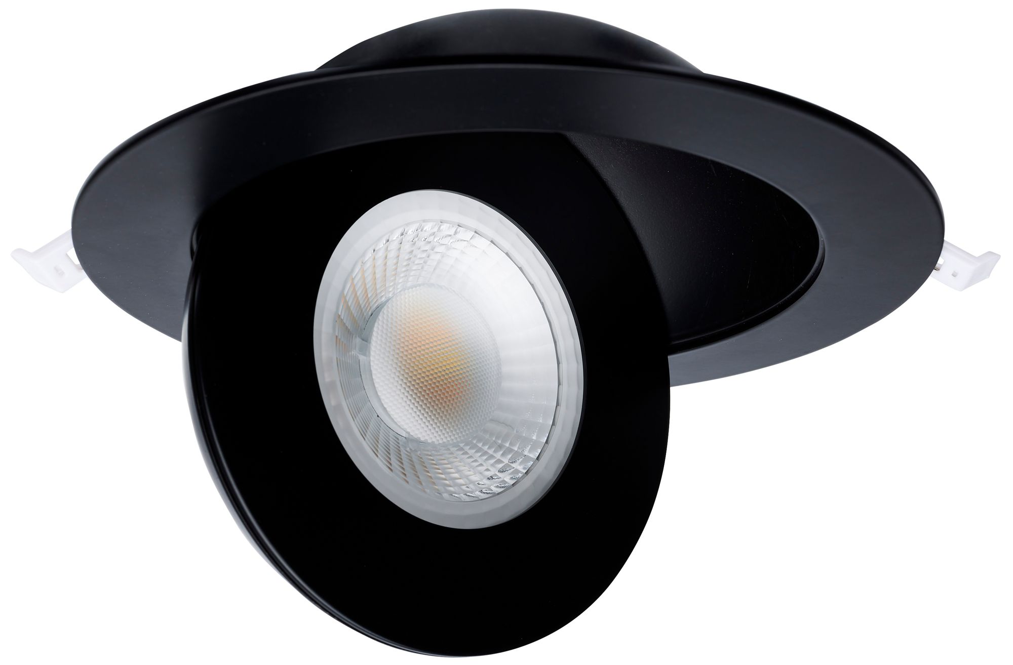 Image 4 Satco Starfish 6" Black 15 Watt LED Gimbal Downlight - RGB Tunable White more views
