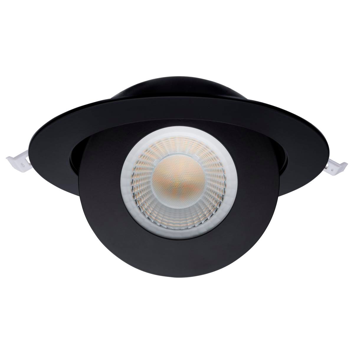 Image 3 Satco Starfish 6" Black LED Round Recessed Downlight Kit more views