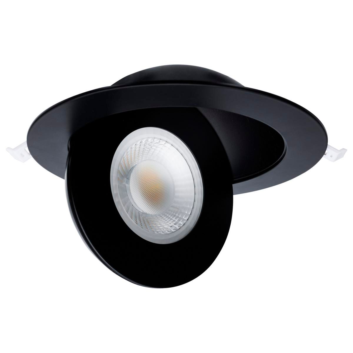 Image 4 Satco Starfish 6" Black LED Round Recessed Downlight Kit more views