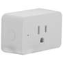 Satco Starfish White Wi-Fi Smart 15A Dimmable Plug-In Outlet
