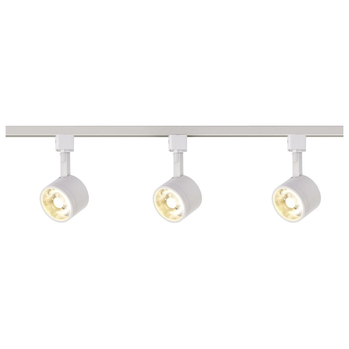 Image 5 Satco Yamato 3-Light White Round Head LED Track Kit more views