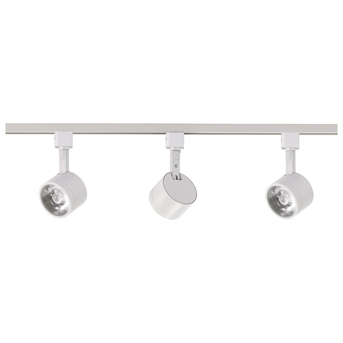Image 6 Satco Yamato 3-Light White Round Head LED Track Kit more views
