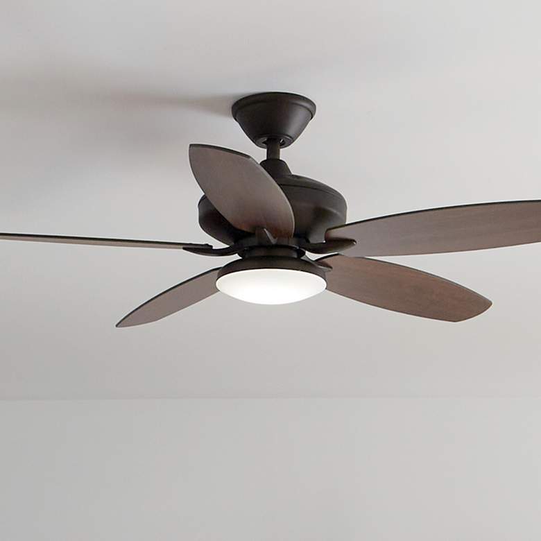 Image 2 Satin Bronze 52in Renew Designer Fan LED