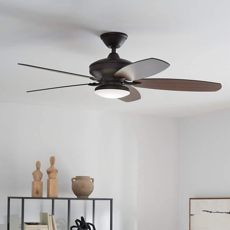 Image 4 Satin Bronze 52in Renew Designer Fan LED more views