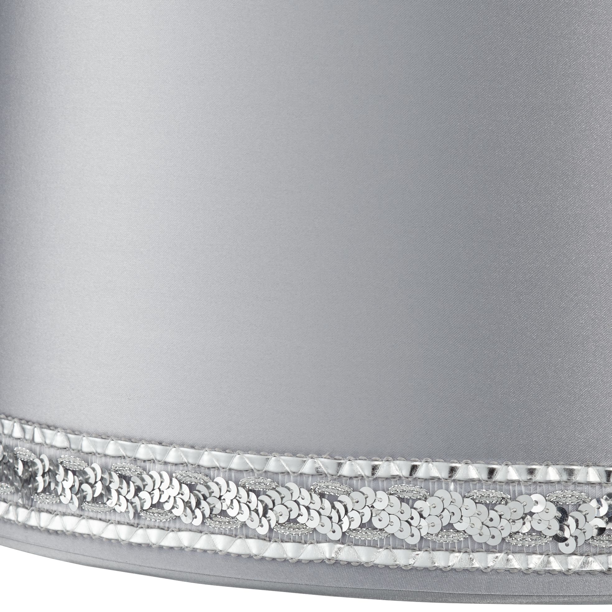 silver sequin lamp shade