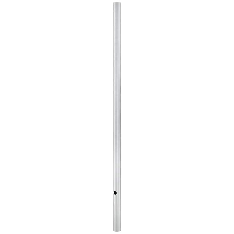 Satin Nickel 84&quot; High Direct Burial Post Light Pole