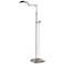 Satin Nickel Bernie Series LED Holtkoetter Floor Lamp