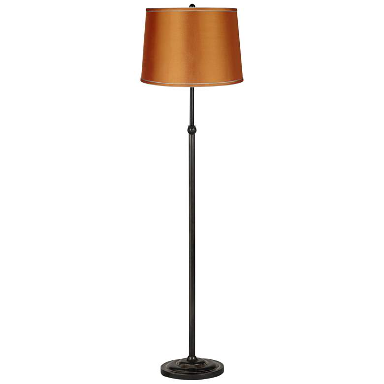 Image 1 Satin Orange Bronze Adjustable Floor Lamp