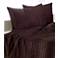 Satinology Brown Fabric Twin Quilt Set