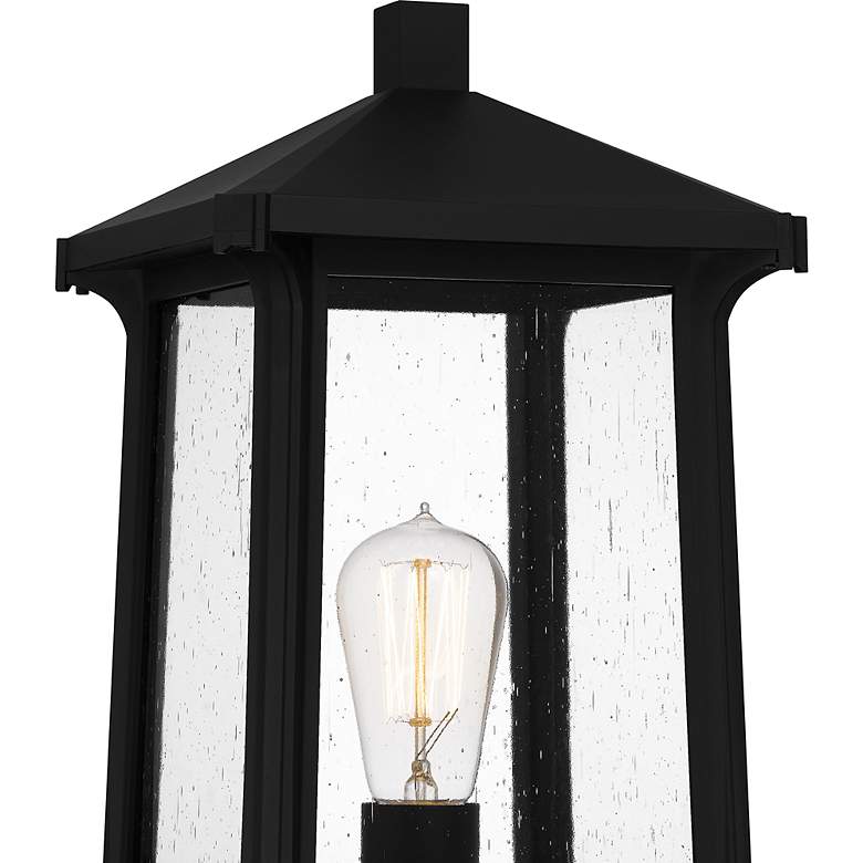Image 5 Satterfield 1-Light Matte Black Outdoor Post Lantern more views