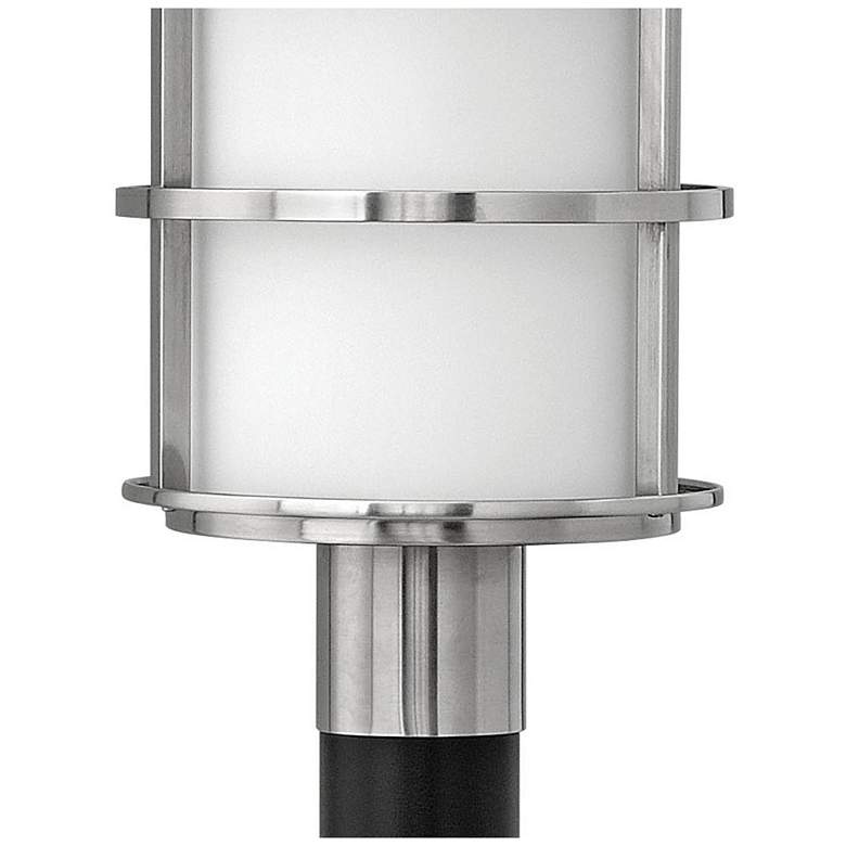 Image 3 Saturn 21 3/4" High Silver Outdoor Post Light more views