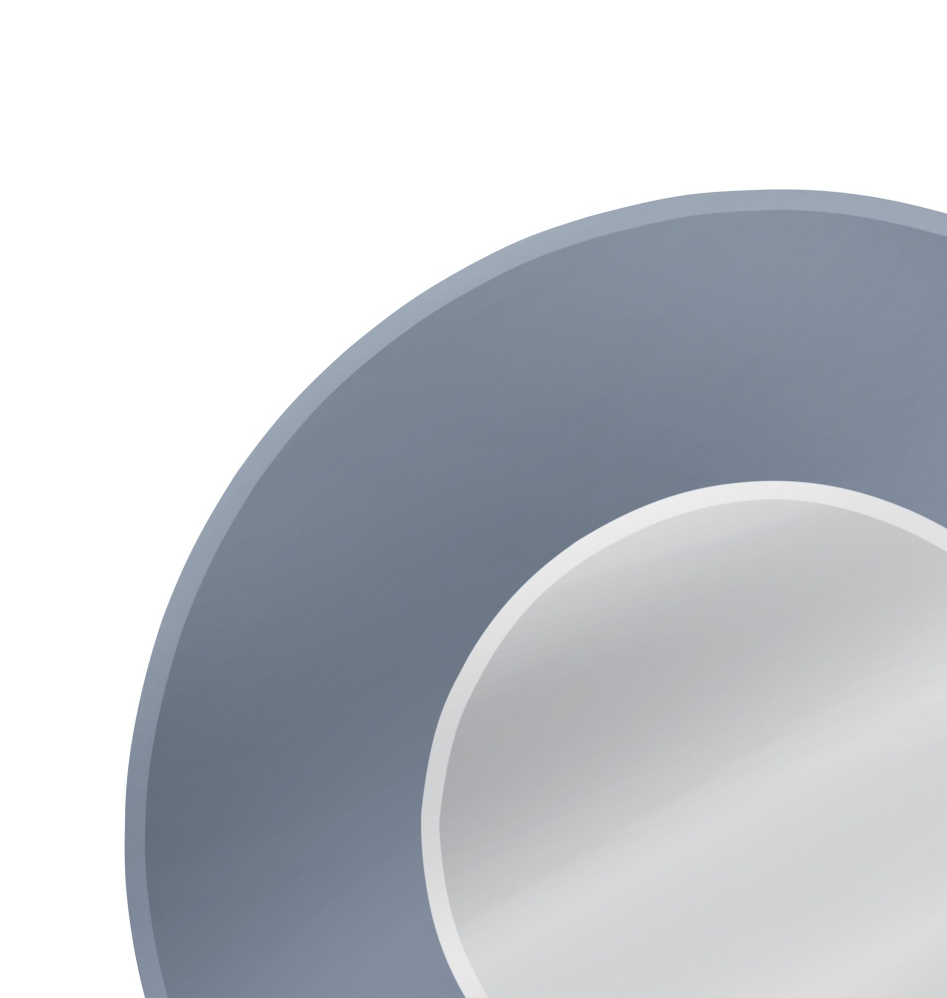 Image 3 Saturn 48" x 48" Smoke Wall Mirror more views