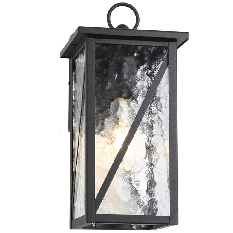 Image 1 Saturninus 1-Light Black Outdoor Wall Sconces