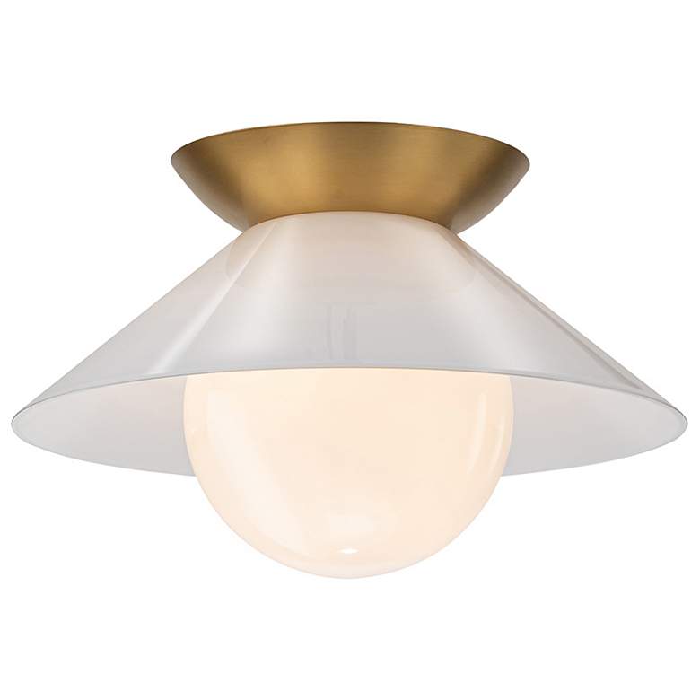 Image 1 Saucer 1 Light Flush Mount