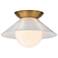Saucer 1 Light Flush Mount