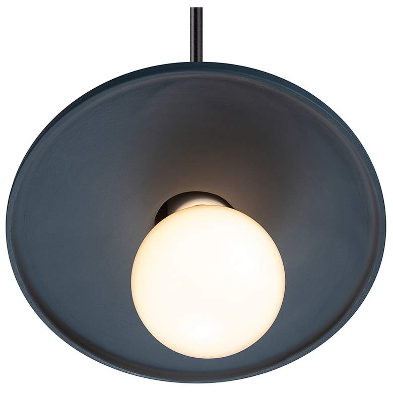 Image 4 Saucer Midnight Sky Black Cord Pendant more views