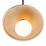 4_Saucer Pendant - MW Gold - MB-Black Cord more views