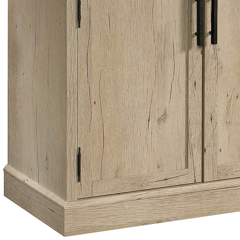 Image 4 Sauder Aspen Post 65 1/4" Wide Prime Oak 2-Door Credenza more views