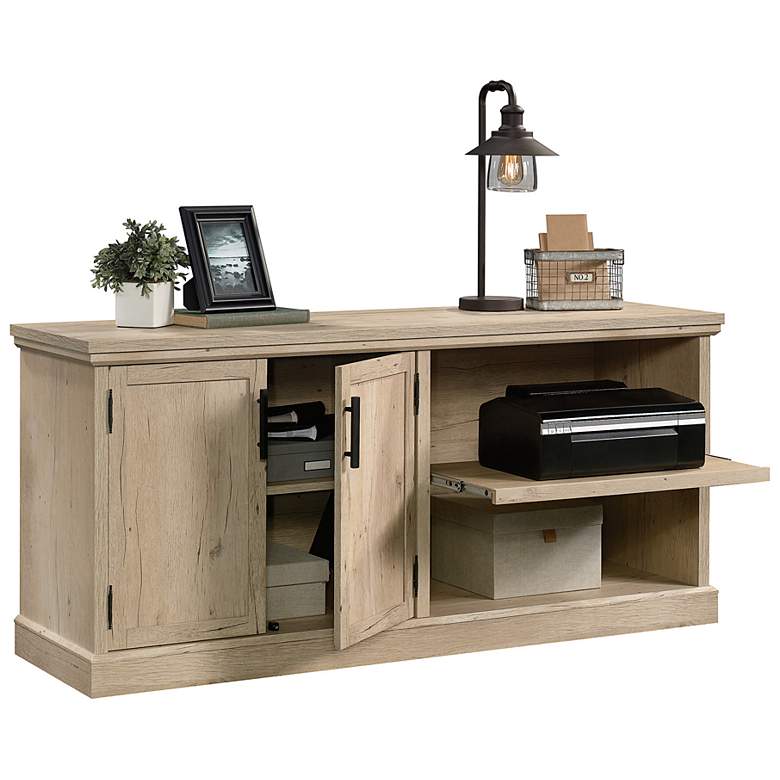 Image 5 Sauder Aspen Post 65 1/4" Wide Prime Oak 2-Door Credenza more views