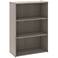 Sauder Beginnings 24 1/2"W Silver Sycamore 3-Shelf Bookcase