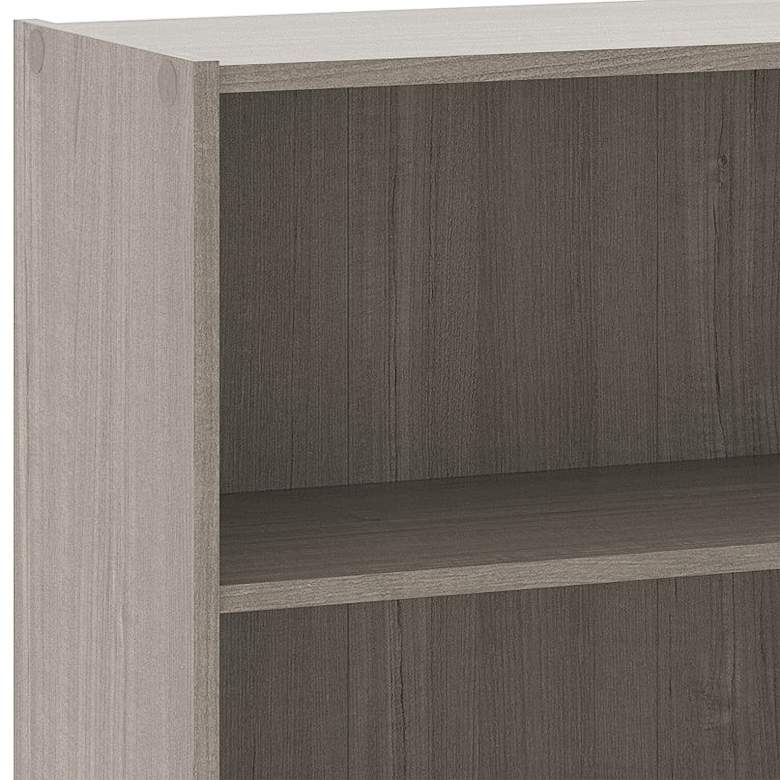 Image 3 Sauder Beginnings 24 1/2"W Silver Sycamore 3-Shelf Bookcase more views